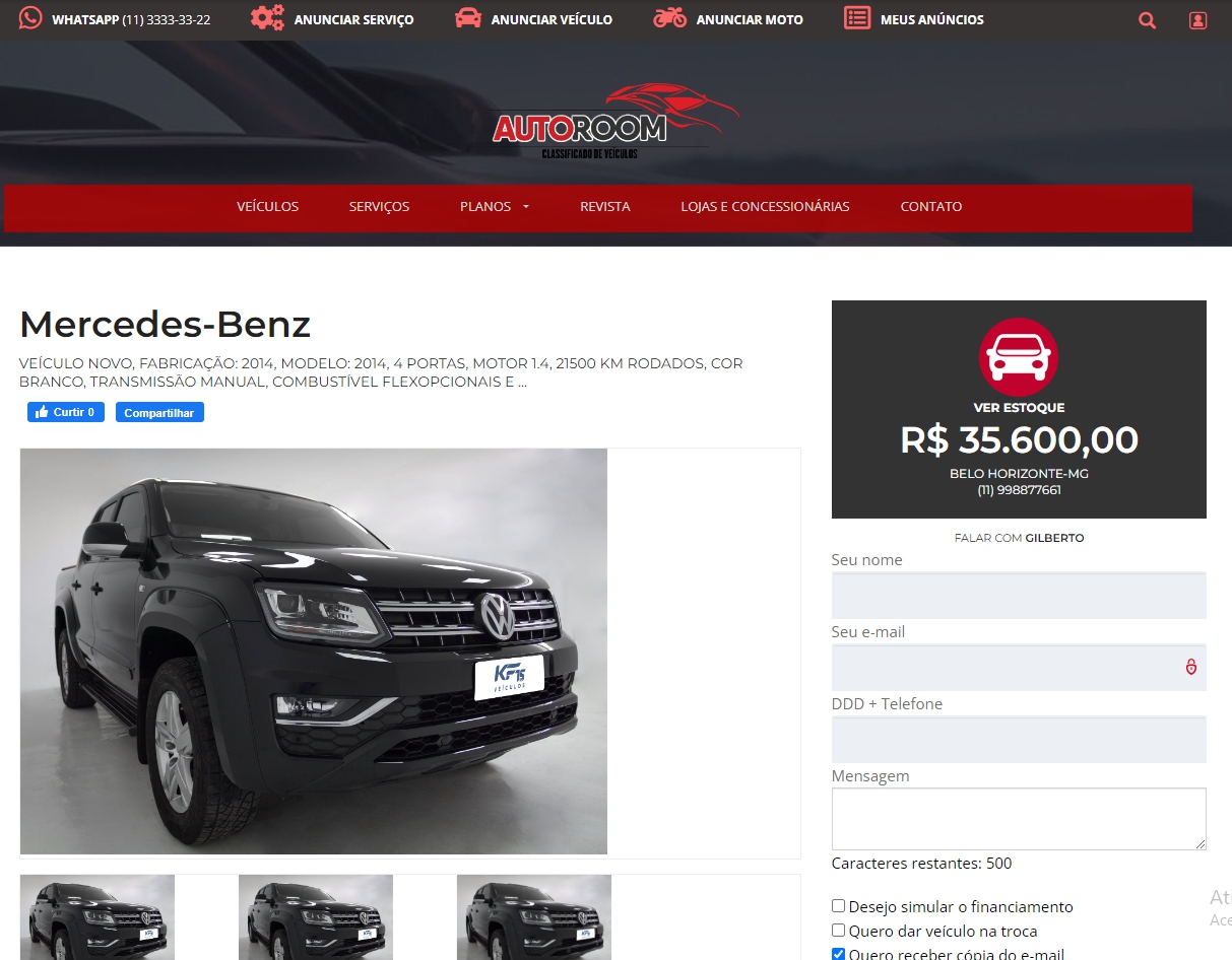 Como fazer um site de venda de carros online